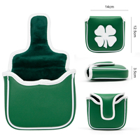 Bas quantité minimale de commande broderie Golf personnalisé Putter couvre-chef en cuir Pu Golf Club couvre-chef Golf couvre-chef Putter couverture maillet
