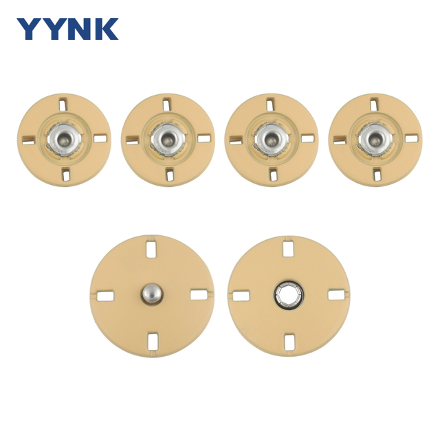 Factory Wholesale Colorful Metal Hidden Buckle Button Hand Sew-on Round Invisible Snap Button with Full-size Series for Coat Bag