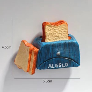 Aimants de réfrigérateur 3D créatifs en résine, série alimentaire, décoration cadeau, thème dessin animé - Product Image 6