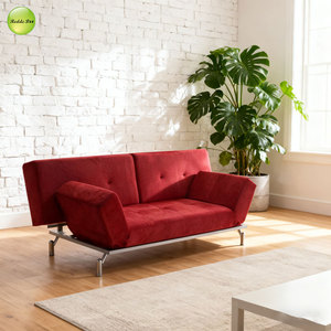 <strong>Cheap</strong> Simple Folding <strong>Sofa</strong> <strong>Bed</strong> Save Space Small <strong>2</strong> <strong>Seater</strong> Living Room <strong>Sofa</strong> Convertible Sleeper Futon <strong>Sofa</strong> <strong>Bed</strong> With Metal Leg B9201 - Product Image 1
