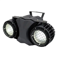 Expédition rapide MJ 300W équipement d'éclairage de scène RGBW IP65 extérieur étanche 2x150W 2 yeux COB LED Blinder Light