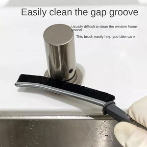 Brosse de nettoyage multifonctionnelle en plastique <span class=keywords><strong>pour</strong></span> cuisine, salle de bain, <span class=keywords><strong>carrelage</strong></span>, coins morts, murs, fenêtres, fentes, brosse murale suspendue - Product Image 2