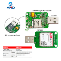 SIM7670G USB 4G LTE Dongle Cat 1 Modul Pita Global dengan Antena