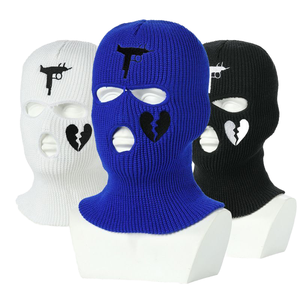<span class=keywords><strong>Cagoule</strong></span> de cyclisme unisexe pour hommes OEM 100% masque de ski en spandex avec filtre en acrylique avec un deux trois trous vente en gros de <span class=keywords><strong>casquette</strong></span> d'équitation - Product Image 2