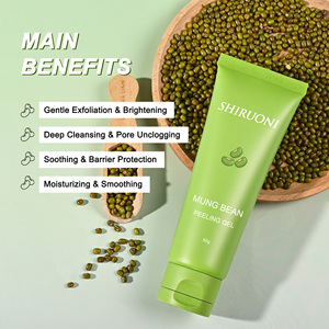 Gel Exfoliante Suave Vegano Personalizado de Frijol Mungo con Control de Grasa y Limpieza Profunda para Todo Tipo de Piel - Product Image 3
