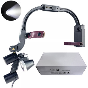 Yüksek kaliteli diş 2.5X Medical tıbbi diş LED farlar büyüteç gözlük diş cerrahi laboratuvar ekipmanları spot - Product Image 1