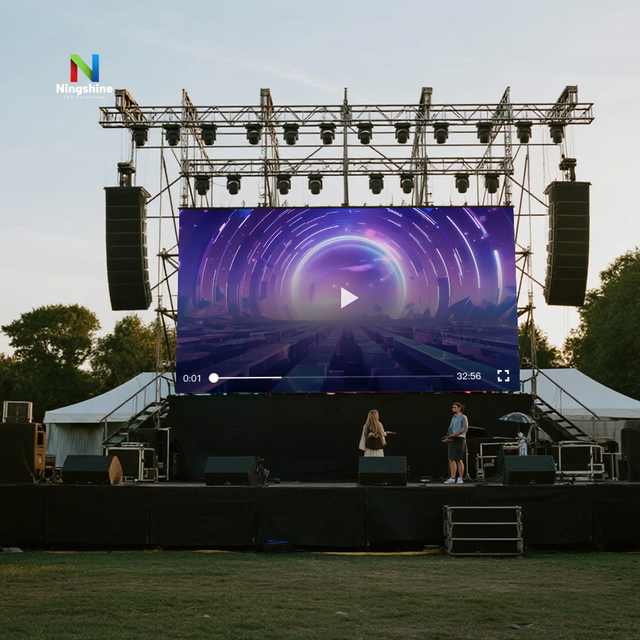 500x1000mm IP65 Outdoor Led Video Wall Panel Die-cast Aluminium Rental Stage LED Screen P2.97 P3.91