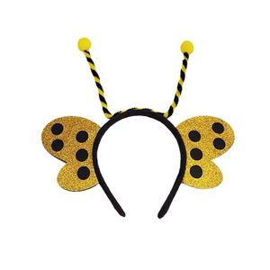 Hong Liang ODM été Bug abeille <span class=keywords><strong>insecte</strong></span> bandeau Cosplay paillettes bandeau coccinelle aile Bopper papillon antenne pour la fête des dames - Product Image 1