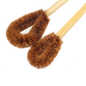 Eco Friendly Durable <strong>Wooden</strong> <strong>Toilet</strong> <strong>Brush</strong> with Long Handle and Coconut Fiber Bristles for Bathroom <strong>Toilet</strong> Cleaning - Product Image 6