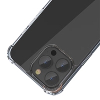 Acrylique dur antichoc + TPU avec étui de téléphone portable anti-chute transparent Airbag pour iPhone 17 16 15 14 13 12 11 Pro Max