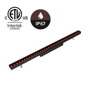Durable Aluminio Exterior Doble capa IP67 DMX512 RGBW <span class=keywords><strong>Proyecto</strong></span> 72W Super Power LED Arandela de pared con múltiples ángulos de haz - Product Image 1