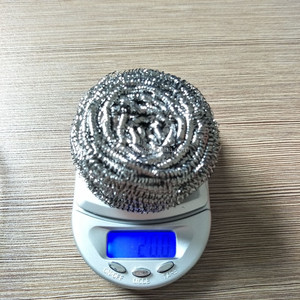 20 ग्राम 410 ग्रेड 1 पीसी स्टेनलेस स्टील कोलर स्पंज रसोई उपयोग की सफाई गेंद - Product Image 5