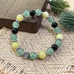Bracelet en pierre naturelle avec perles de verre colorées, stimulant la confiance, emballage d'exportation sécurisé de premier ordre, codage standardisé - Product Image 4