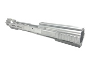 Support structurel en alliage d'aluminium usiné CNC, pièces mécaniques creuses de précision pour équipement d'automatisation