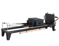 Reformer de Yoga Multifuncional de Aluminio Deslizante Totalmente Silencioso con Pedal Ajustable y Logotipo Personalizado Profesionalmente (Apto para Estudio)