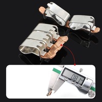 Bloque de Terminales Universal 2 Entradas 2 Salidas para Plástico, Conector Divisor de Cables de Conexión Rápida Eléctrica 250V AWG 10-26