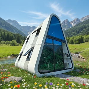 Unità Alberghiere Container Mobili per Esterni di Alta Qualità, Nuovo Modello dal Design Lussuoso, Forma Irregolare, Ecologiche in Acciaio - Product Image 3