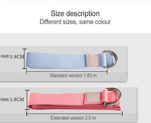 Correa de Yoga para Estiramiento con Lazos, de Algodón, No Elástica, Antideslizante, Duradera y Ecológica para Yoga y Pilates - Product Image 6