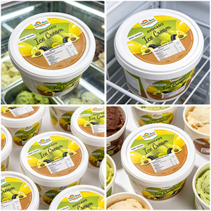 Étiquettes personnalisées pour aliments surgelés, autocollants en rouleau imperméables avec logo, adhésif BOPP de qualité congélation pour emballages de coupes et couvercles de crème glacée - Product Image 6