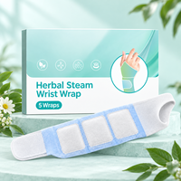Enveloppement chauffant pour poignet à la vapeur, patch corporel pour usage quotidien, 5 pièces par boîte, OEM ODM, étiquette personnalisée, marque privée, vente en gros, stock disponible