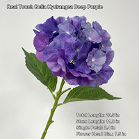 HGA Bunga Hydrangea Buatan Grosir, Bunga Hydrangea Sutra Real Touch, Pemasok Grosir untuk Dekorasi Latar Belakang Gapura Pernikahan Pabrik
