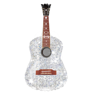 Palloncini Personalizzati CYmylar a Forma di Chitarra, Palloncini in Foil per Concerti, Feste e Celebrazioni - Product Image 2