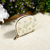 Porte-cartes personnalisé avec fermeture éclair, mini porte-monnaie portable, pochette de rangement pour cartes et pièces de monnaie avec logo et motif personnalisés OEM pour femmes