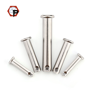 DIN1444 acier inoxydable SS <span class=keywords><strong>A2</strong></span>-70 304 M5-M20 goupilles de positionnement cylindriques à tête plate <span class=keywords><strong>goupille</strong></span> de chape avec trou - Product Image 2