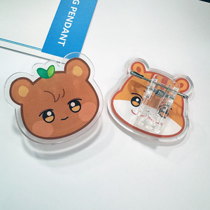 คลิปหนีบอะคริลิค PP ลายการ์ตูนสัตว์ KPOP ATEEZ ANITEEZ ซองฮวา เยอซัง มิงกี ซาน น่ารัก ใช้หนีบเอกสาร เสื้อผ้า กระเป๋า ของขวัญ - Product Image 3