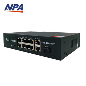 Nhà máy trực tiếp 4 8 <span class=keywords><strong>16</strong></span> 24 cổng Gắn PoE chuyển đổi 48V 10/100Mb 2 uplink 10/100/1000Mb Gigabit 250 Meter chuyển đổi cho máy ảnh IP - Product Image 3