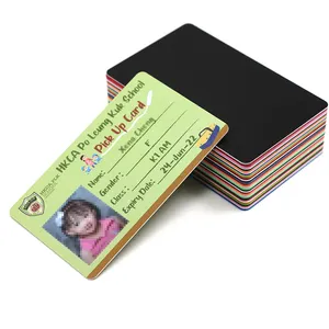 Stampa digitale PVC nome di plastica foto codice a barre studente carta d'identità personalizzata stampa