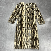 Veste de fourrure personnalisée pour hommes Veste de fourrure à boutons pour hommes lourds