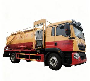Camión de Succión de Aguas Residuales Euro 3 de 18000 Litros y 18 Toneladas 6X4 - Potente Sistema de Trituración de Lodos para Residuos de Cocina - Product Image 1