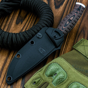 Coltello da Sopravvivenza in Acciaio Tanto Dritto 853 con Fodero - Portatile per Campeggio, Uso Domestico e Difesa Personale Fai-da-te - Product Image 4