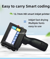 Imprimante numérique portable, pour impression de Code à imprimer, rapide, en plastique Pvc, bois, marqueur, Date d'épuisement, Code à barres, solvant, encre