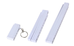 Règle pliante <span class=keywords><strong>de</strong></span> <span class=keywords><strong>charpentier</strong></span> en plastique, légère, en composite, avec fractions d'inch faciles à lire - 6,5 pi / 2 m - Product Image 2