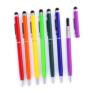 Morden Стиль 2 в 1 Многофункциональный стилус сенсорный экран металлическая шариковая ручка с пользовательским логотипом - Product Image 1