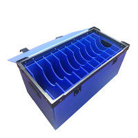 Haute Standard Antistatique Ondulé PP Coroplast Étanche En Plastique Cloisons Séparation Barrière Grille Boîte Entretoise Lame Pince