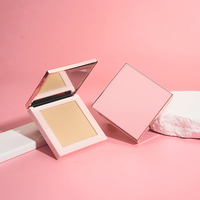 Poudre Compacte Pressée Vegan à Marque Privée 6 Couleurs Longue Durée Haute Couvrance Vente en Gros Logo Personnalisé Maquillage