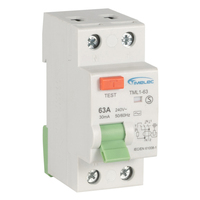 Disjoncteur différentiel électronique Timelec TML1-63 230V 2 pôles 1P+N 80A 30mA à protection complète - Prix