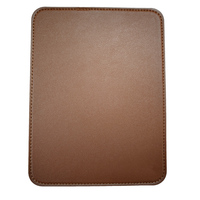 Kustomisasi Grosir BestGift LR01 Alas Meja Anti Selip dari Kulit PVC PU Embossed yang Tahan Lama, Alas Mouse, Hadiah