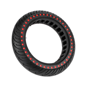 Neumático Sólido de 8.5 Pulgadas con Puntos Rojos, Neumático 8.5x2.0 para Mi M365 50/75-6.1, Piezas de Repuesto de Rueda de Goma para Scooter Eléctrico - Product Image 2