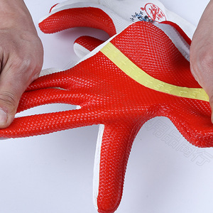Guantes de Trabajo de Goma con Puntas de Dedos con Textura de Microdiamantes, Resistentes a la Abrasión, para Obras de Construcción, Reparaciones, Procesamiento de Metales - Product Image 3