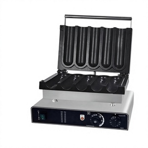 Heating Chicken Rolling Machine Two Grids Five Grids Roll Machine Commercial Chicken Wraps <b>Toaster</b> With Digital Display - Product Image 1
