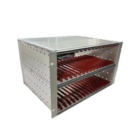 ZSTC C-BOX Fabrication sur mesure de boîtiers en tôle OEM, profilé aluminium 19 pouces 6U 5U 4U 3U avec poignée, subrack
