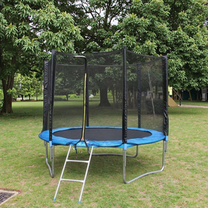 Trampolines colorés de 6 à 16 pieds avec auvents, lits de gymnastique durables, filets de protection, jeux sécurisés pour filles en intérieur/extérieur - Product Image 5