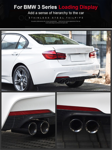 Tubos de escape de coche SYPES para <span class=keywords><strong>BMW</strong></span> 320i 325i 330i <span class=keywords><strong>E90</strong></span> G20 mejora la punta de escape de acero inoxidable M rendimiento tubos de escape puntas de silenciador - Product Image 4