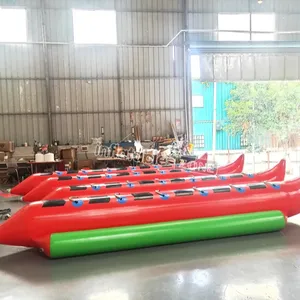 Inflatable chuối vòng cho thuyền, 3 người Inflatable thuyền chuối, 8 Pax Inflatable biển thuyền chuối để bán