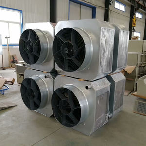 9KW 30000BTU Industrial Techo Unidad de agua caliente Calentador de bobina de ventilador, con salida de chorro, fuerza de viento fuerte y largo alcance - Product Image 5