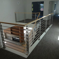 Prima Original Banisters Rod Railing Barre de barre de tige droite Rampe de balcon de conception personnalisée